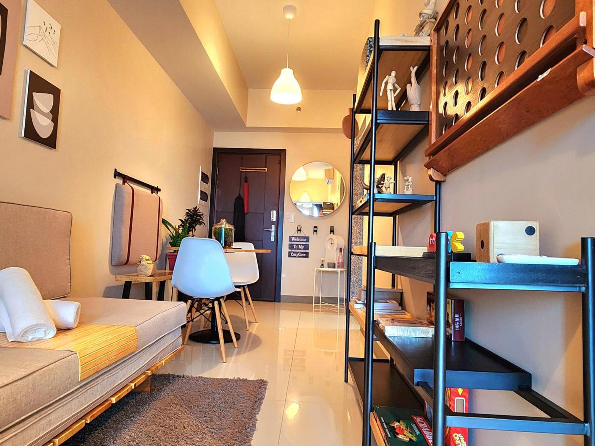 Spacious 7U Homey Unit Steps Away From Uptown Mall And Mitsukoshi Mall Free Parking With Washer Манила Экстерьер фото